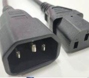 IEC 60320 C13 to C14 Server PDU Power Extension Jumper Cable